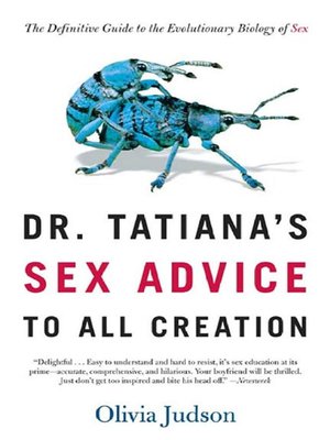 cover image of Dr. Tatiana's Sex Advice to All Creation